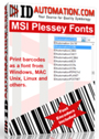 MSI/Plessey Fonts Single Developer License