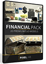The Pixel Lab Financial Pack For Maxon Cinema 4D (For Cinema 4D)